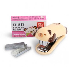 得力 0452 订书机 10# 卡式 (单位：台) 混色    5个