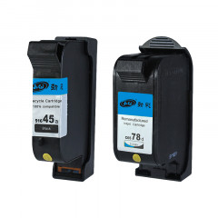 劲彩 C6578d墨盒 适用惠普Deskjet 920c/920cxi PSC 750 Offoejet 5110 photosmartP1100/P1215/1218 彩色